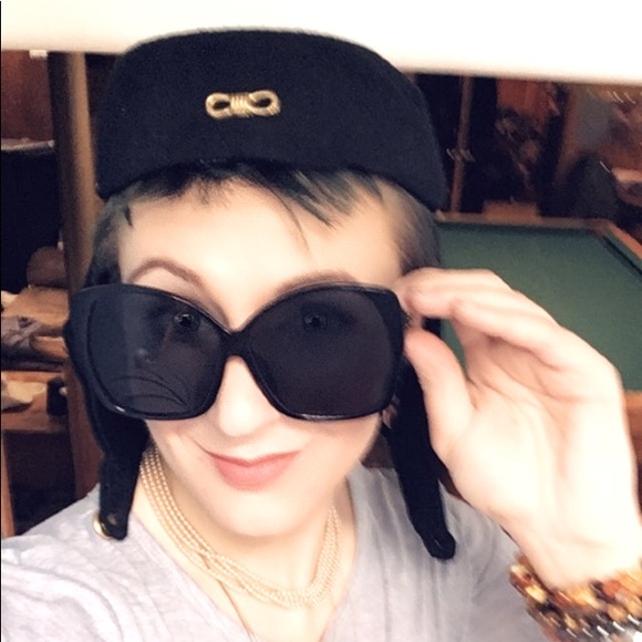 VTG Midcentury-1960s Wool Driving Cap Gold Accents for the Stylish Mobile Lady - Picture 11 of 13